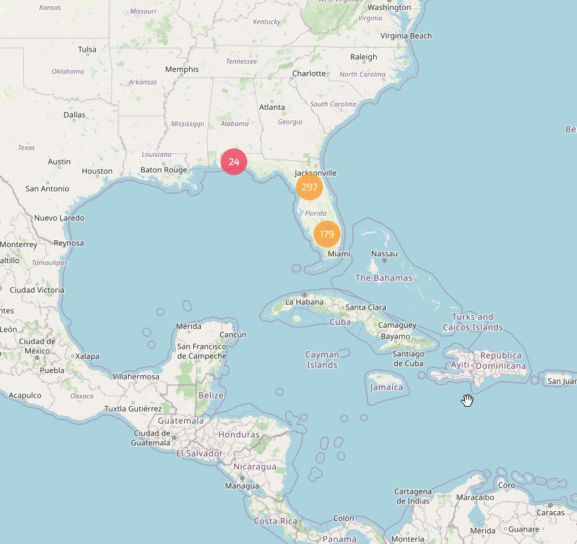 Biuwer - New clusters in maps