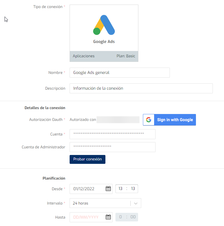 Nuevo editor de tarjetas queries panel