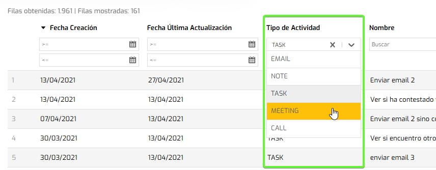 Biuwer - Interactive filter drop down of values in New Tables