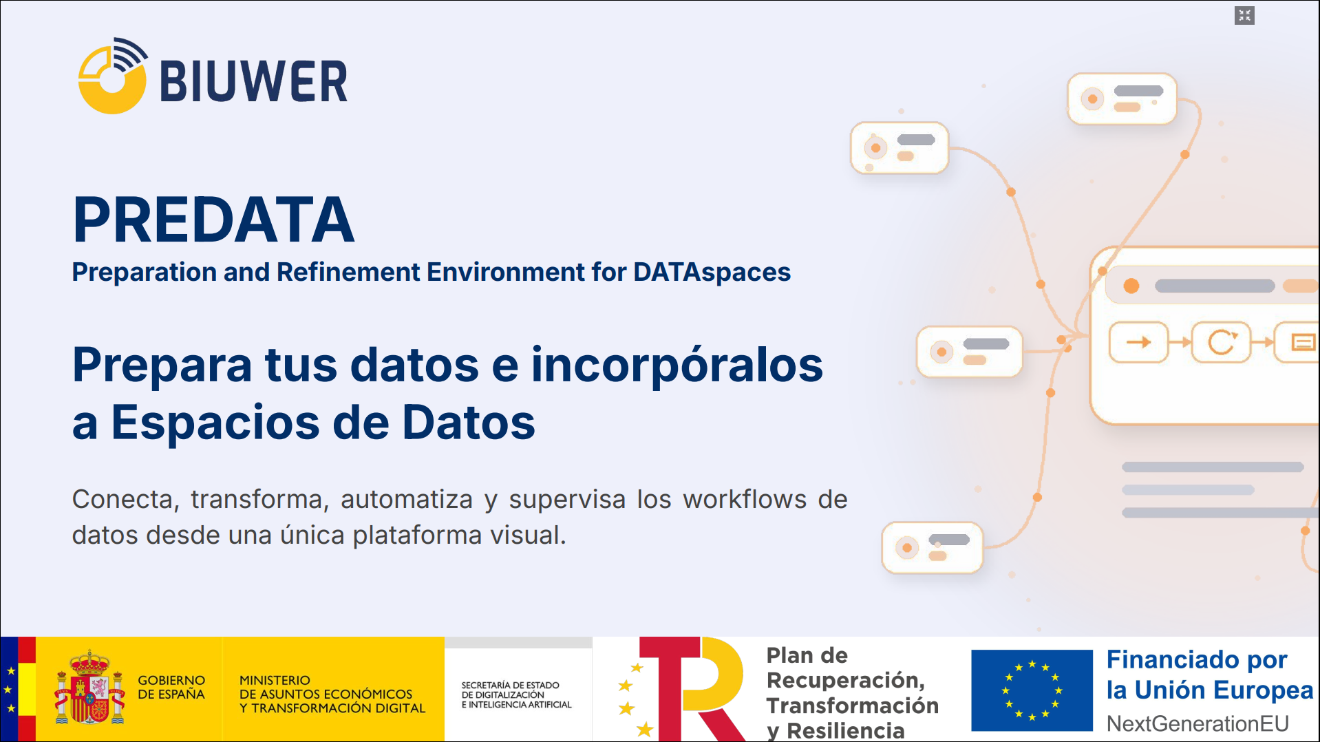 PREDATA: A preliminary layer to validate, protect and export data to data spaces